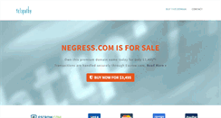 Desktop Screenshot of negress.com
